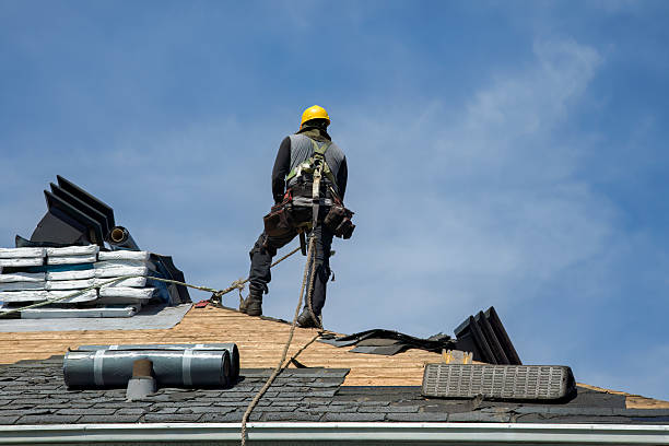 Professional Roofing technician working in Shamokin Dam, PA